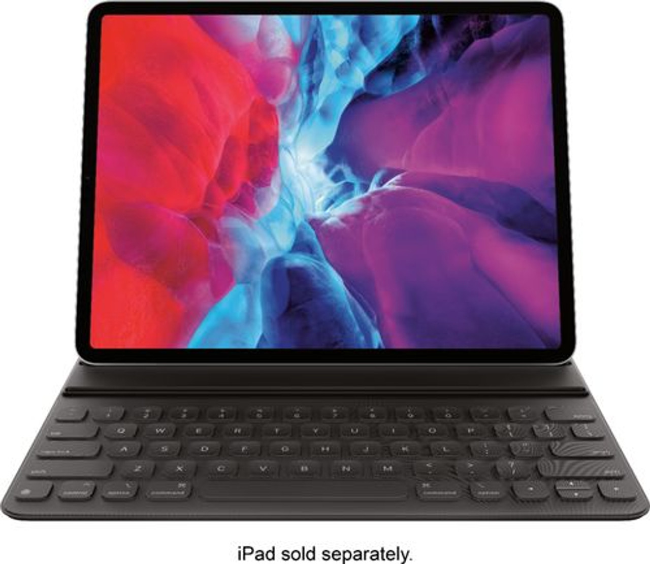 Apple - Geek Squad Certified Refurbished Smart Keyboard Folio for 12.9-inch iPad Pro (3rd Gen 2018) and (4th Gen 2020)