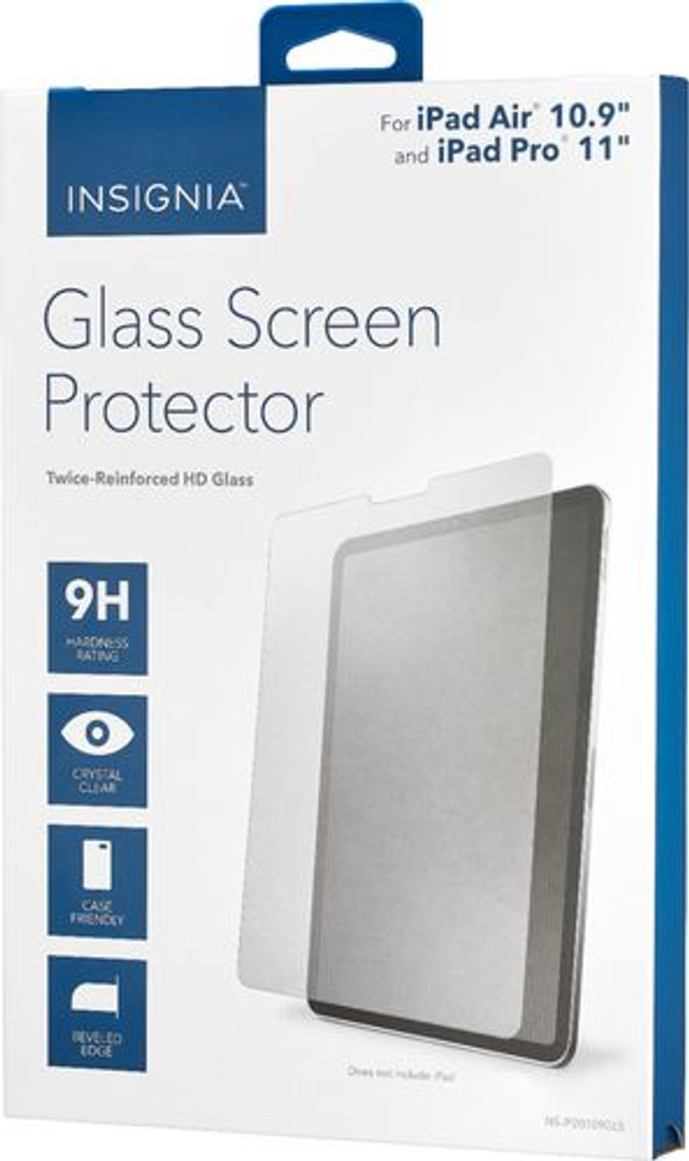 Insignia™ - Glass Screen Protector for Apple iPad Air 10.9" and iPad Pro 11" - Clear