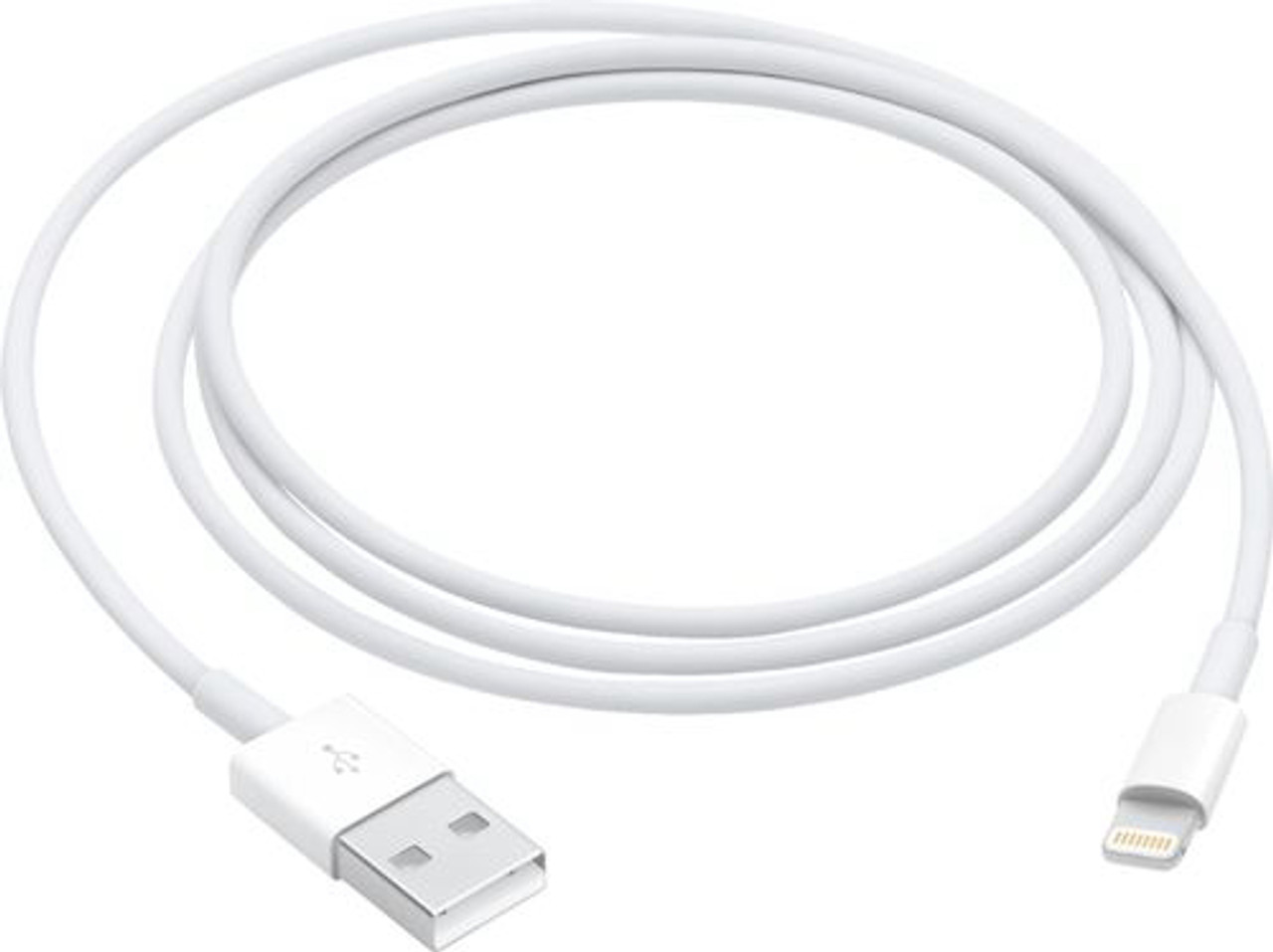 Apple - 3.3' USB Type A-to-Lightning Charging Cable - White