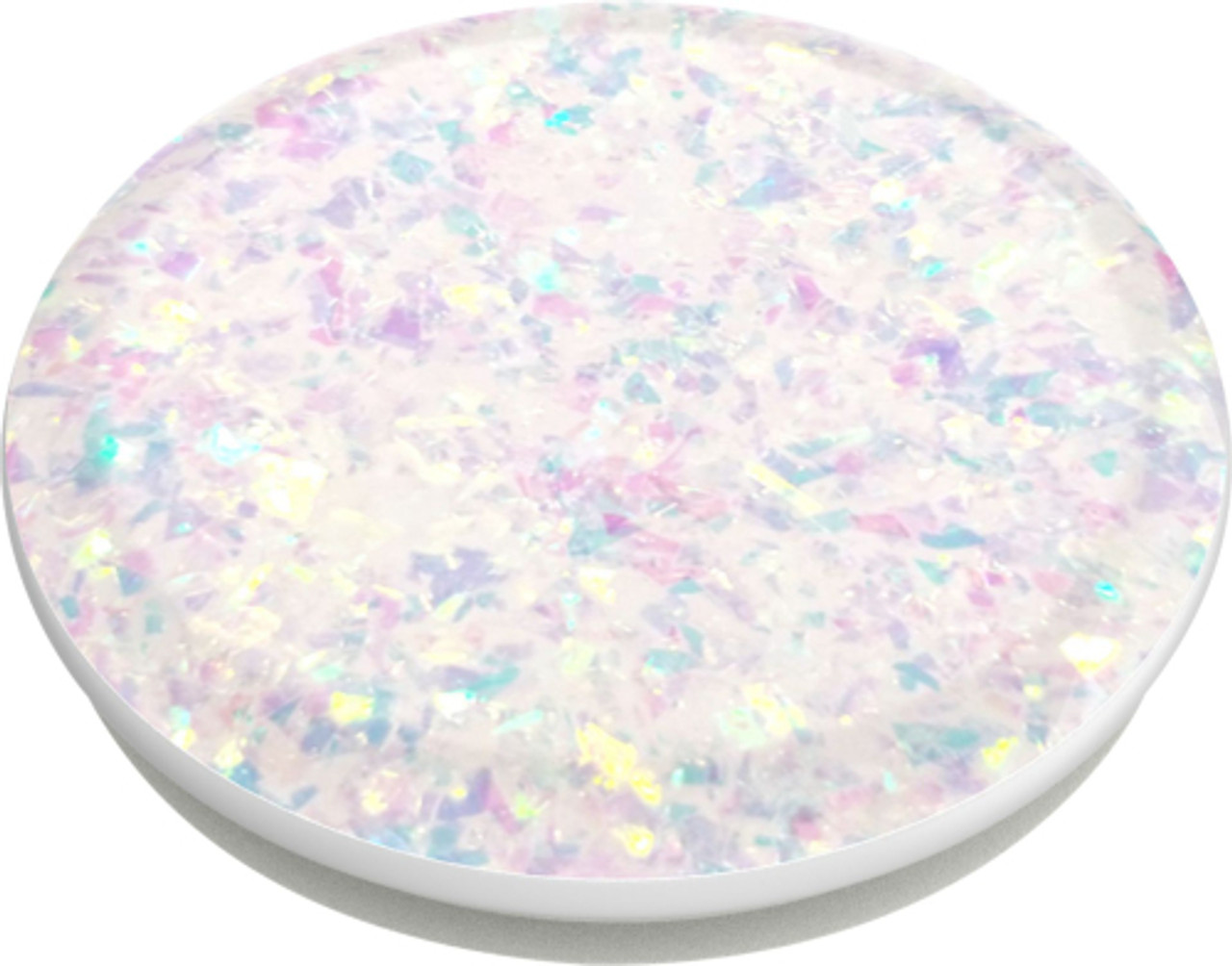 PopSockets - PopGrip - Iridescent Confetti White