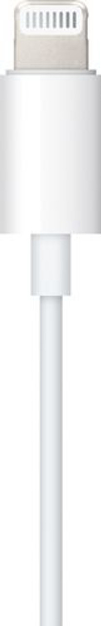 Apple - 3.94' Lightning to 3.5mm Audio Cable - White