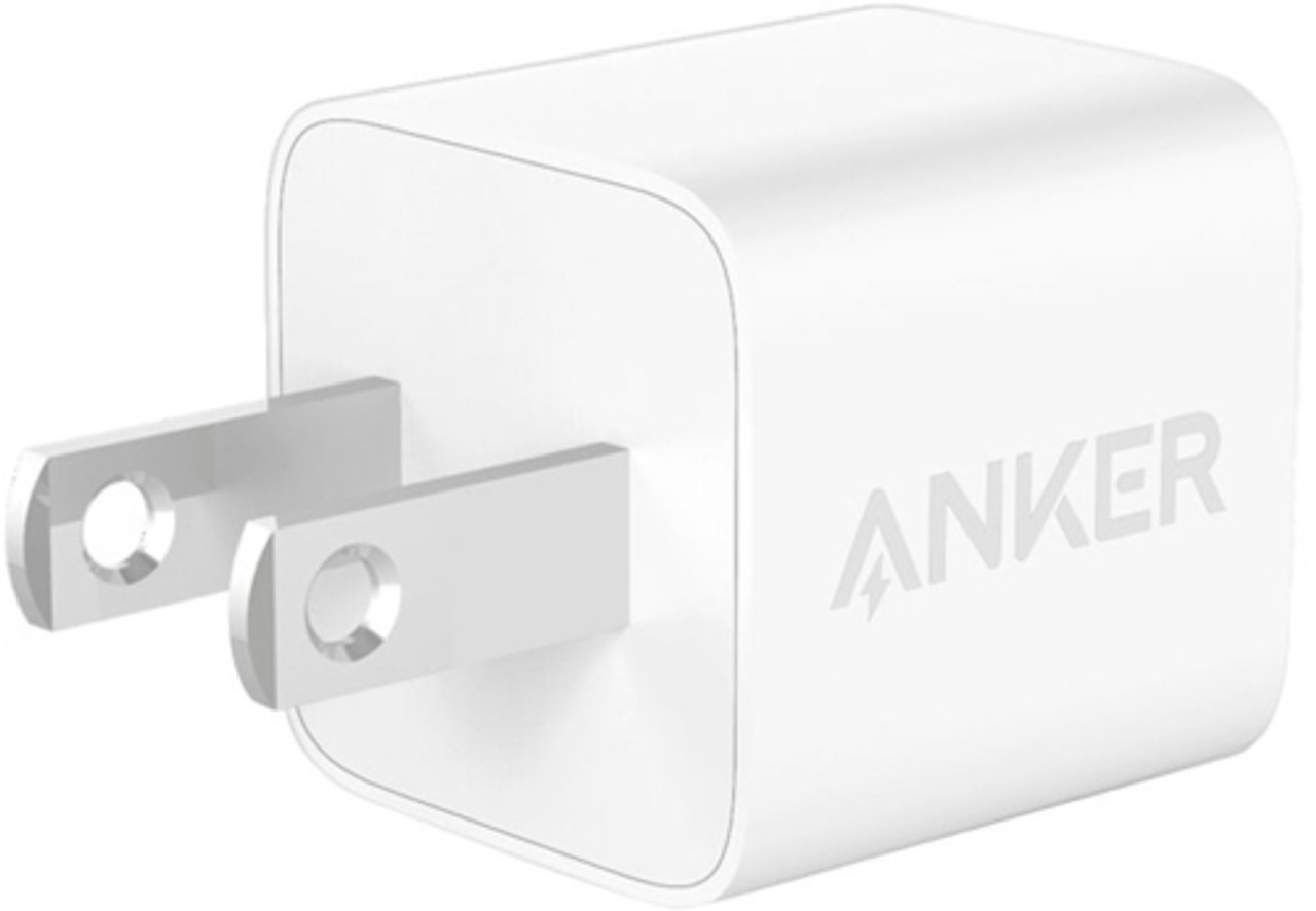 Anker - Powerport PD Nano 20W USB-C Wall Charger - White