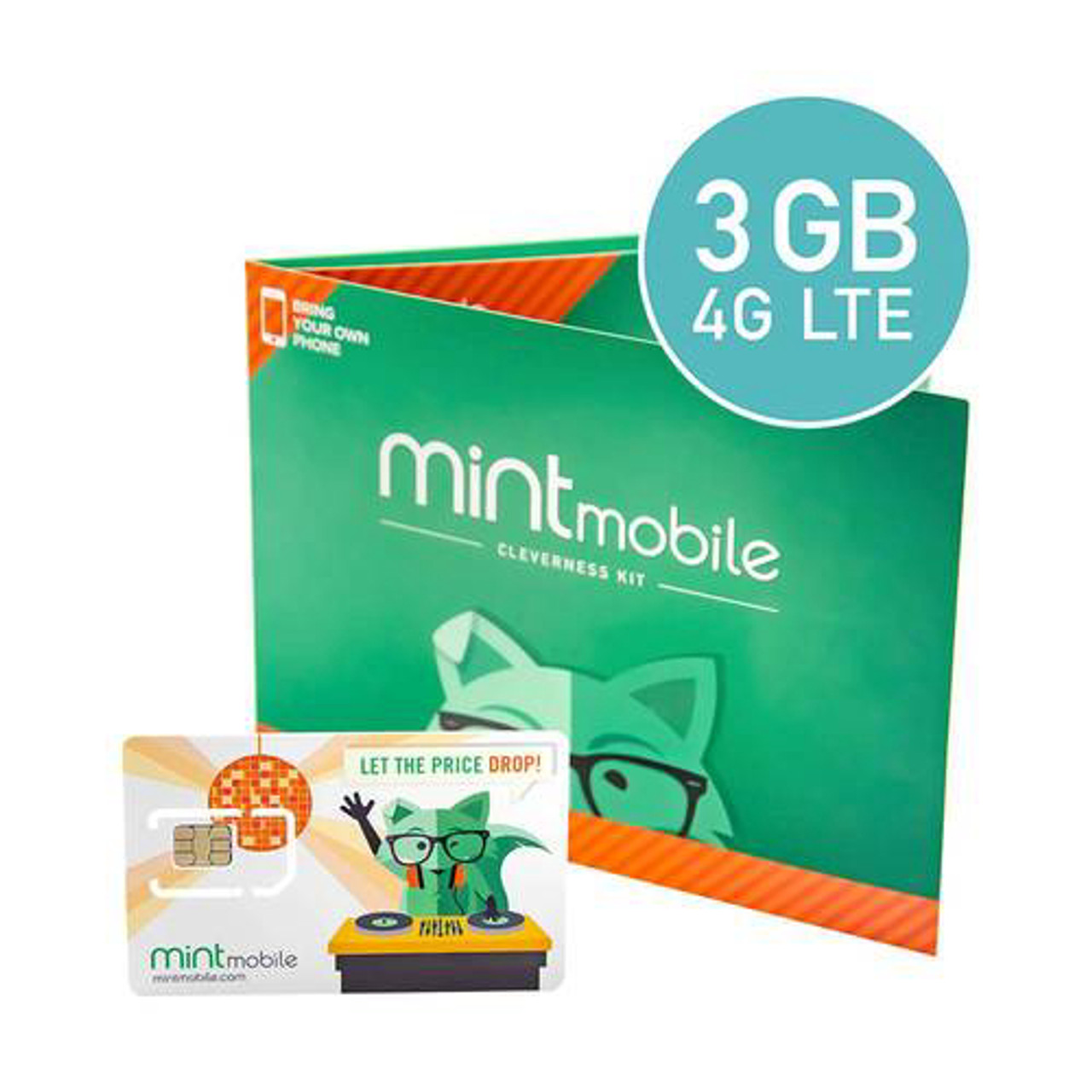 Mint Mobile - 3-Month Prepaid SIM Card Kit