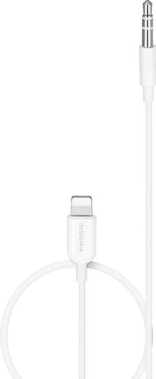 Insignia™ - 3' Lightning to 3.5 mm Audio Cable - White