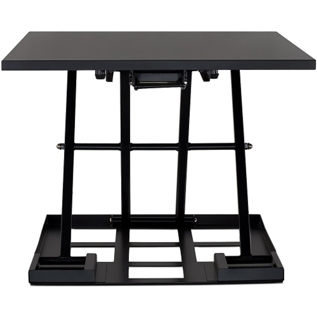Mount-It! - Height Adjustable X-Lift Standing Desk Converter - Black