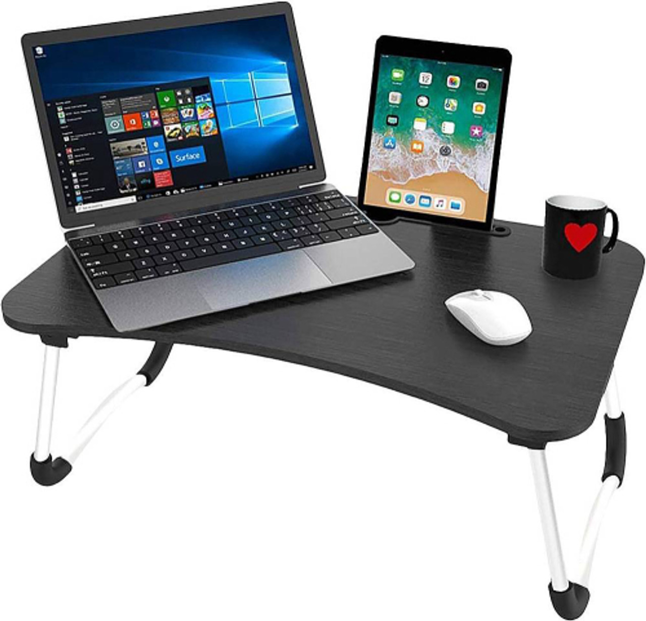 SaharaCase - Portable Table Stand for Most Laptops and Tablets - Black