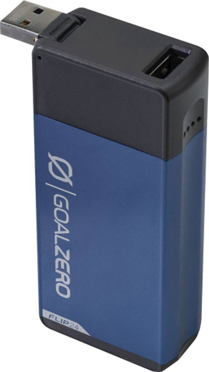 Goal Zero - Flip 6700 mAh Portable Charger for Most USB Devices - Slate Blue