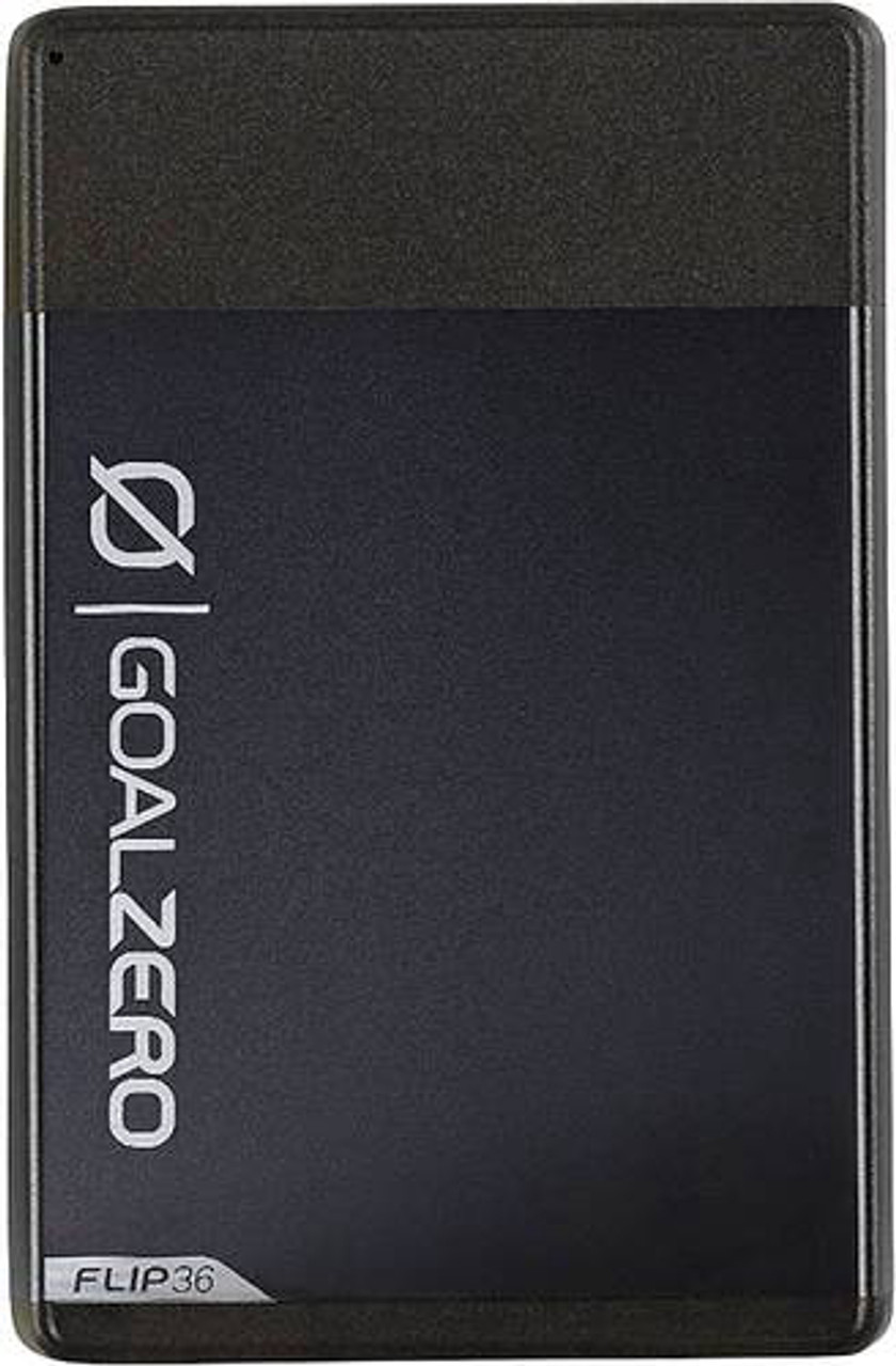 Goal Zero - Flip 10,050 mAh Portable Charger for Most USB Devices - Black