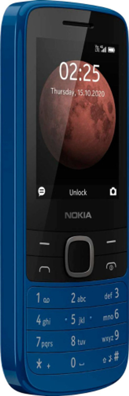 Nokia 225 4G TA-1282 GSM Unlocked Phone - Classic Blue - Classic Blue