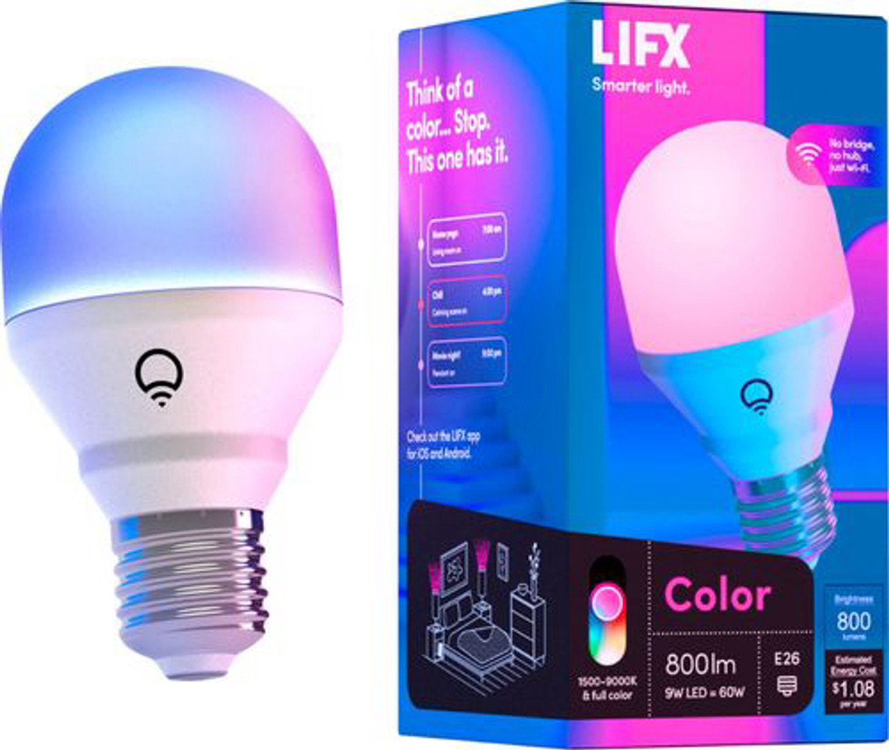 LIFX Color, E26 Edison Screw