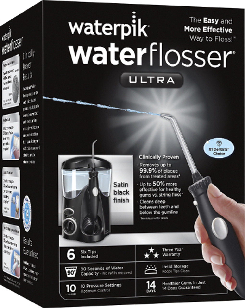 Waterpik - Ultra Water Flosser - Black/Clear