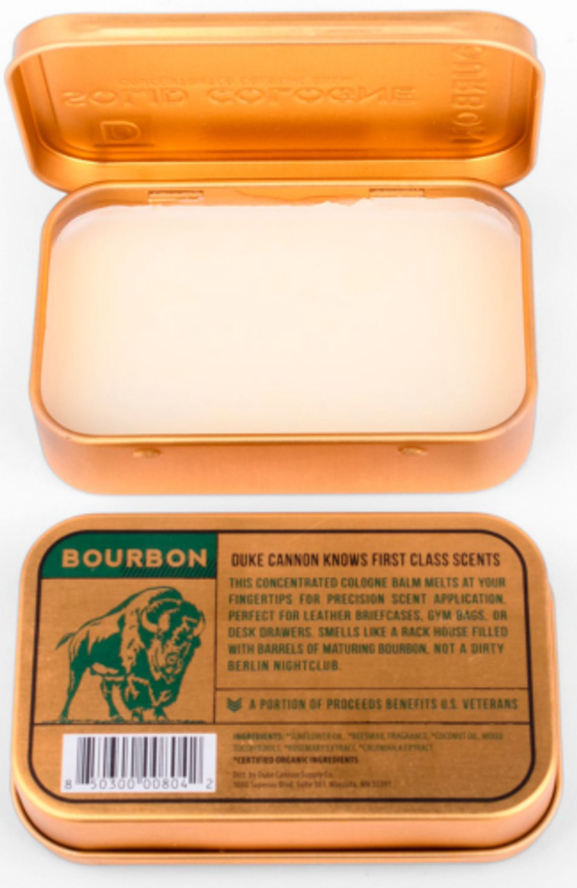 Duke Cannon - Bourbon Solid Cologne Balm - Cream