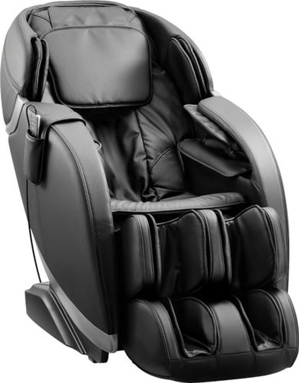 Insignia™ - Zero Gravity Full Body Massage Chair - Black with silver trim