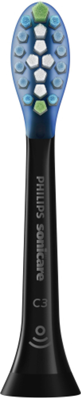 Philips Sonicare - Premium Plaque Control Brush Heads (2-Pack) - Black