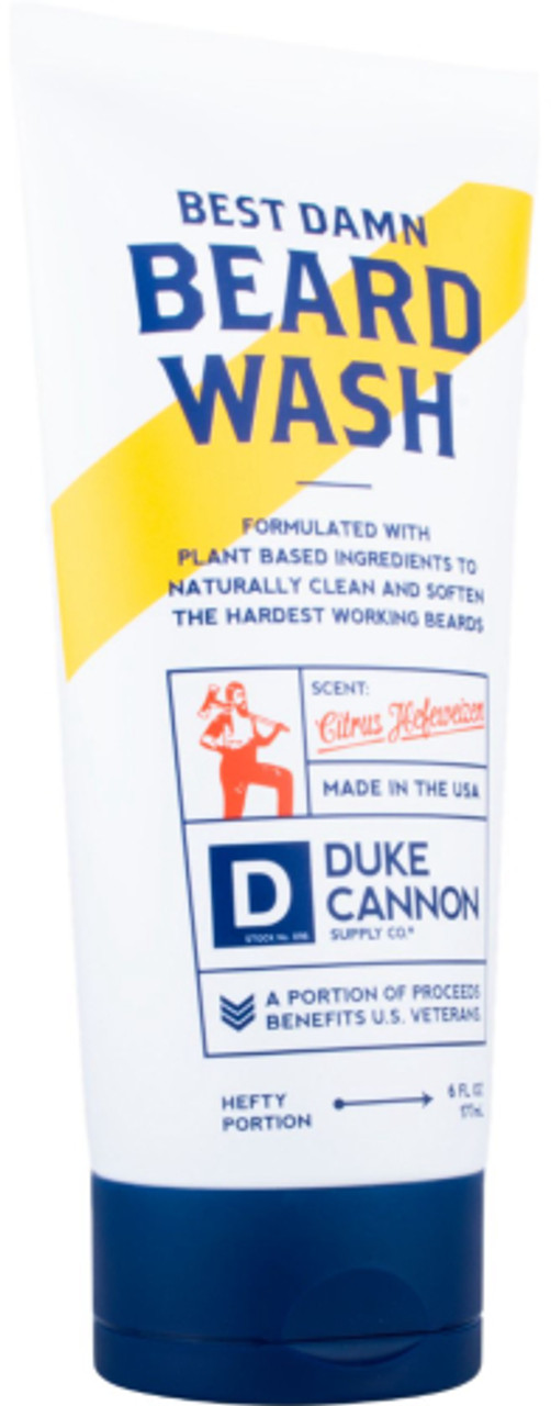 Duke Cannon - Best Damn Beard Wash - White