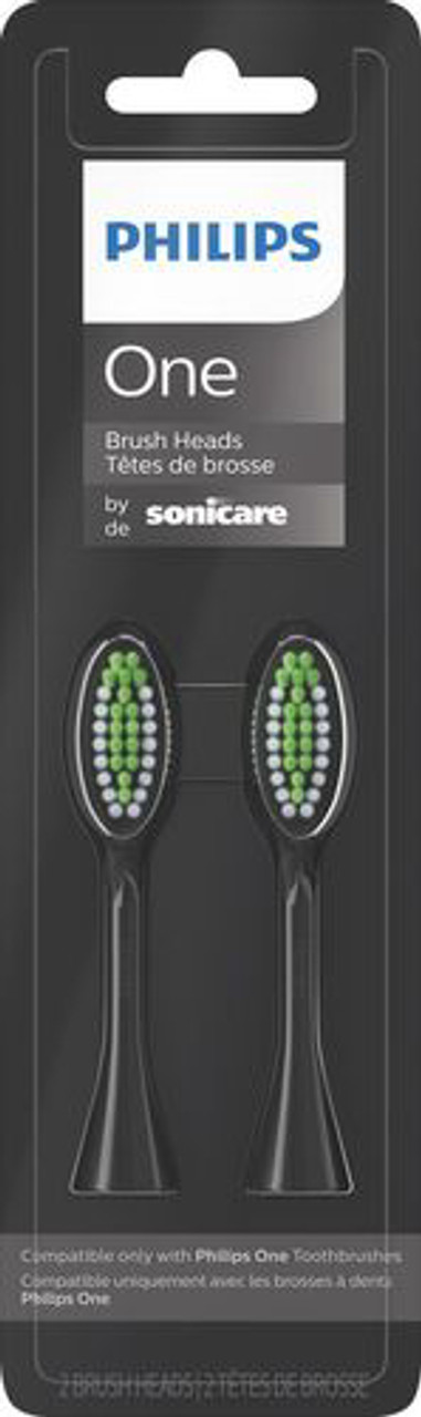 Philips Sonicare - Philips One by Sonicare 2pk Brush Heads - Shadow Black