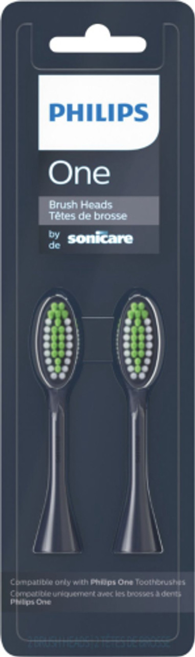 Philips Sonicare - Philips One by Sonicare 2pk Brush Heads - Midnight Navy Blue