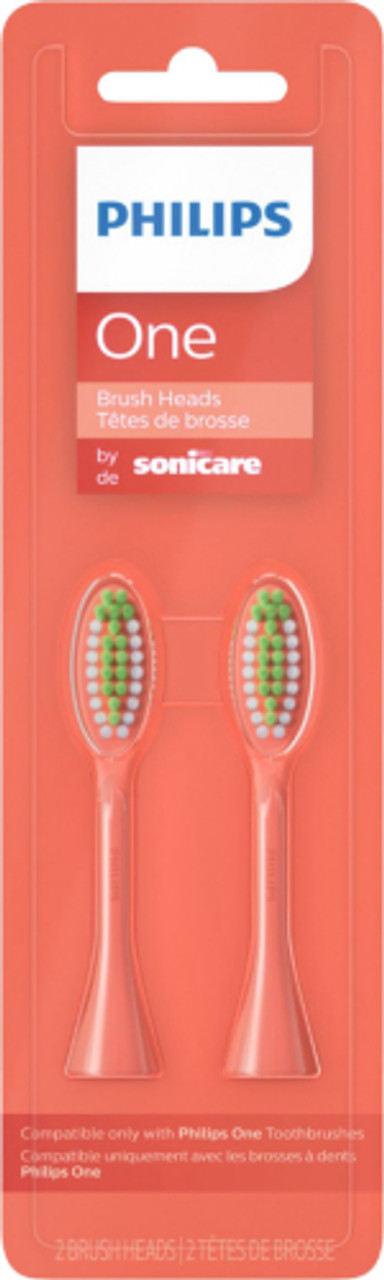 Philips Sonicare - Philips One by Sonicare 2pk Brush Heads - Miami Coral