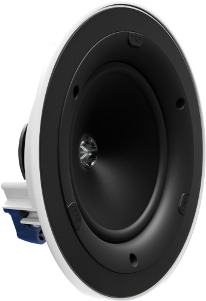 KEF - Ci200MR UNI-Q 8" Round In-Ceiling Speaker  Pair - Black