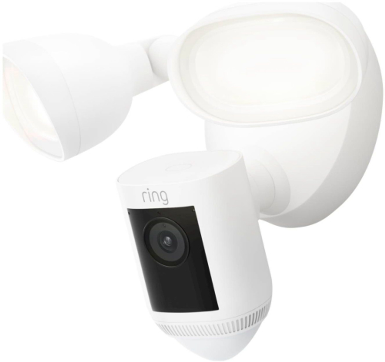 Ring - Floodlight Cam Pro Outdoor Wireless 1080p Surveillance Camera - White