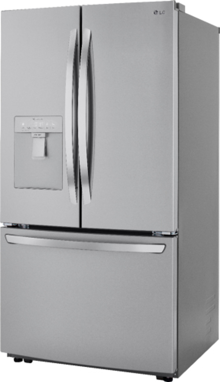 LG - 29 cu. Ft. 3 Door French Door with Ice Maker, and External Water Dispenser - PrintProof Stainless Steel