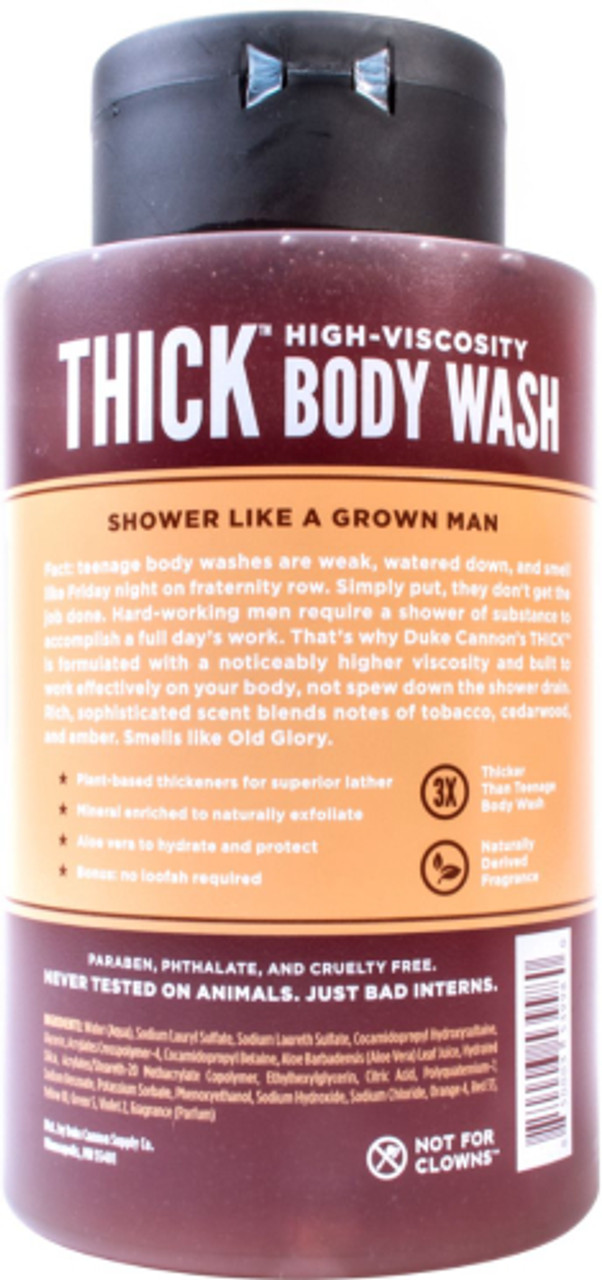 Duke Cannon - Thick Old Glory High-Viscosity Body Wash - Brown