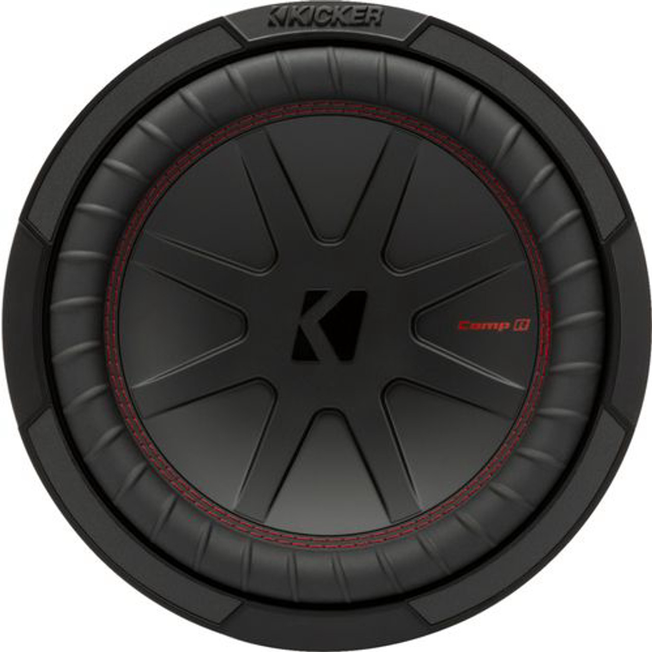 KICKER - CompR 10" Dual-Voice-Coil 2-Ohm Subwoofer - Black