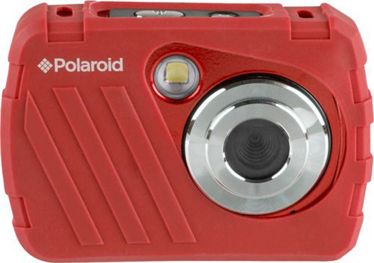 Polaroid - 16MP Waterproof Digital Camera - Red