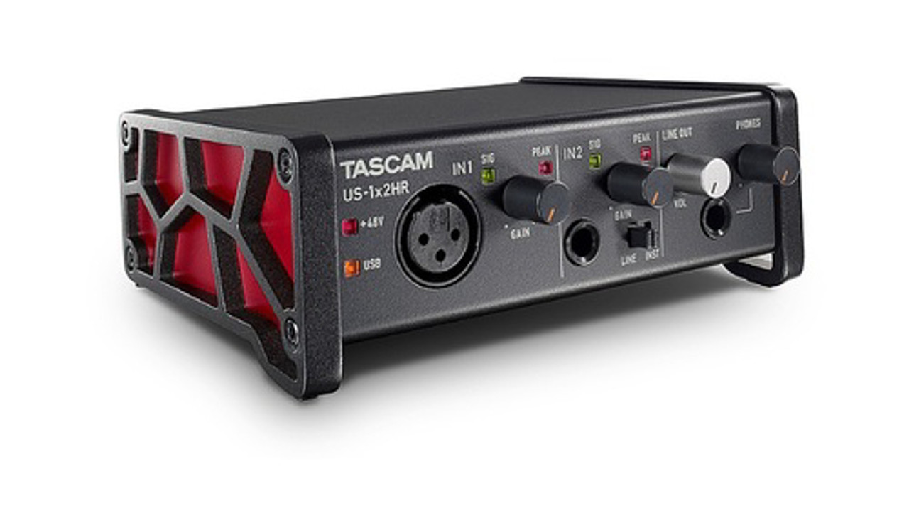 TASCAM - US-1X2HR USB Audio Interface - Black