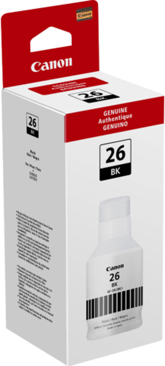 Canon - MegaTank GI-26 Pigment Black Ink Bottle - Black