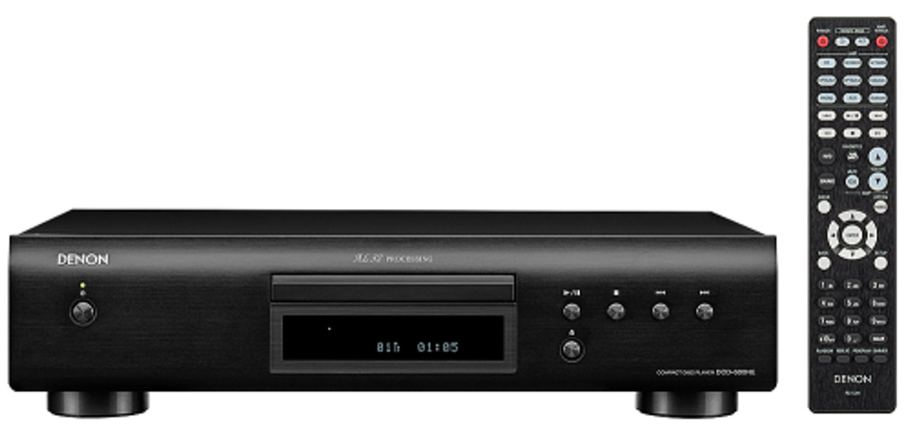 Denon Electronics - Denon DCD-600NE Compact Vibration-Resistant CD Player, 2 Channels, Pure Direct Mode, Pair with PMA-600NE, Black - Black