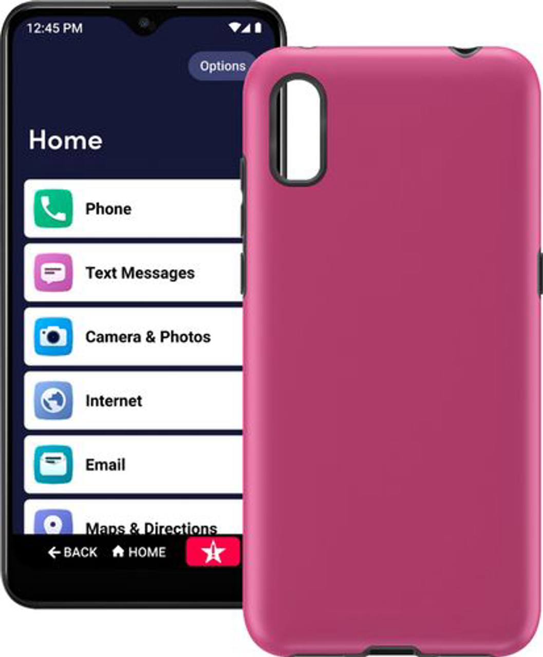 Lively™ - Dual-Layer Hard Shell Case for Lively Smart - Pink