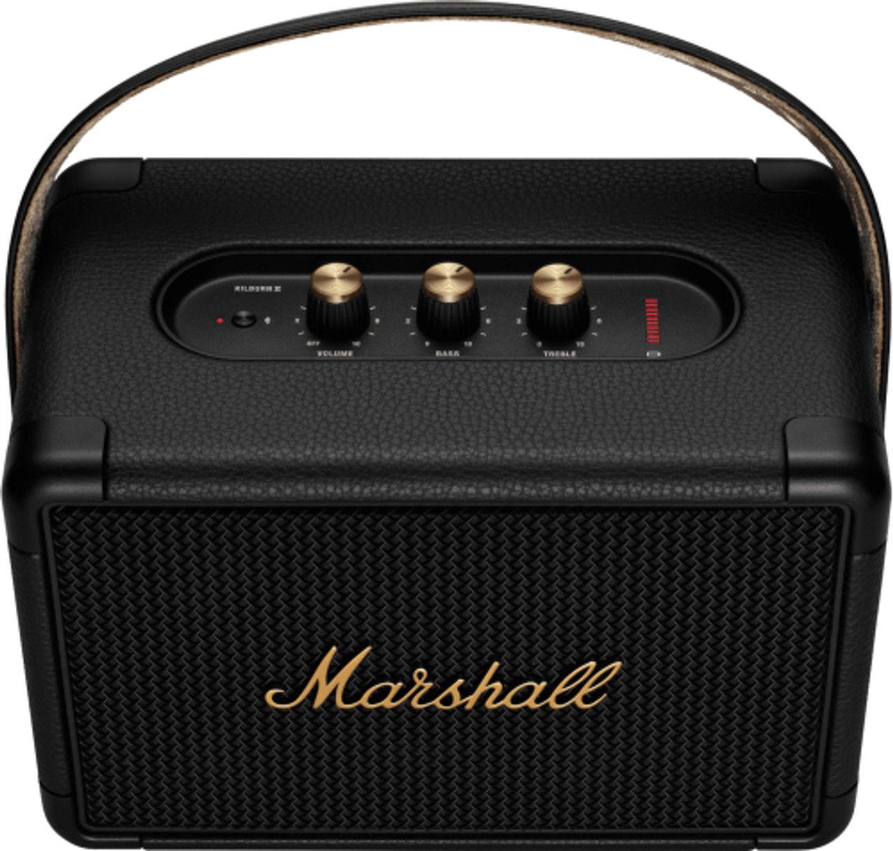 Marshall - Kilburn II Black and Brass portable bluetooth speaker - Black and Brass