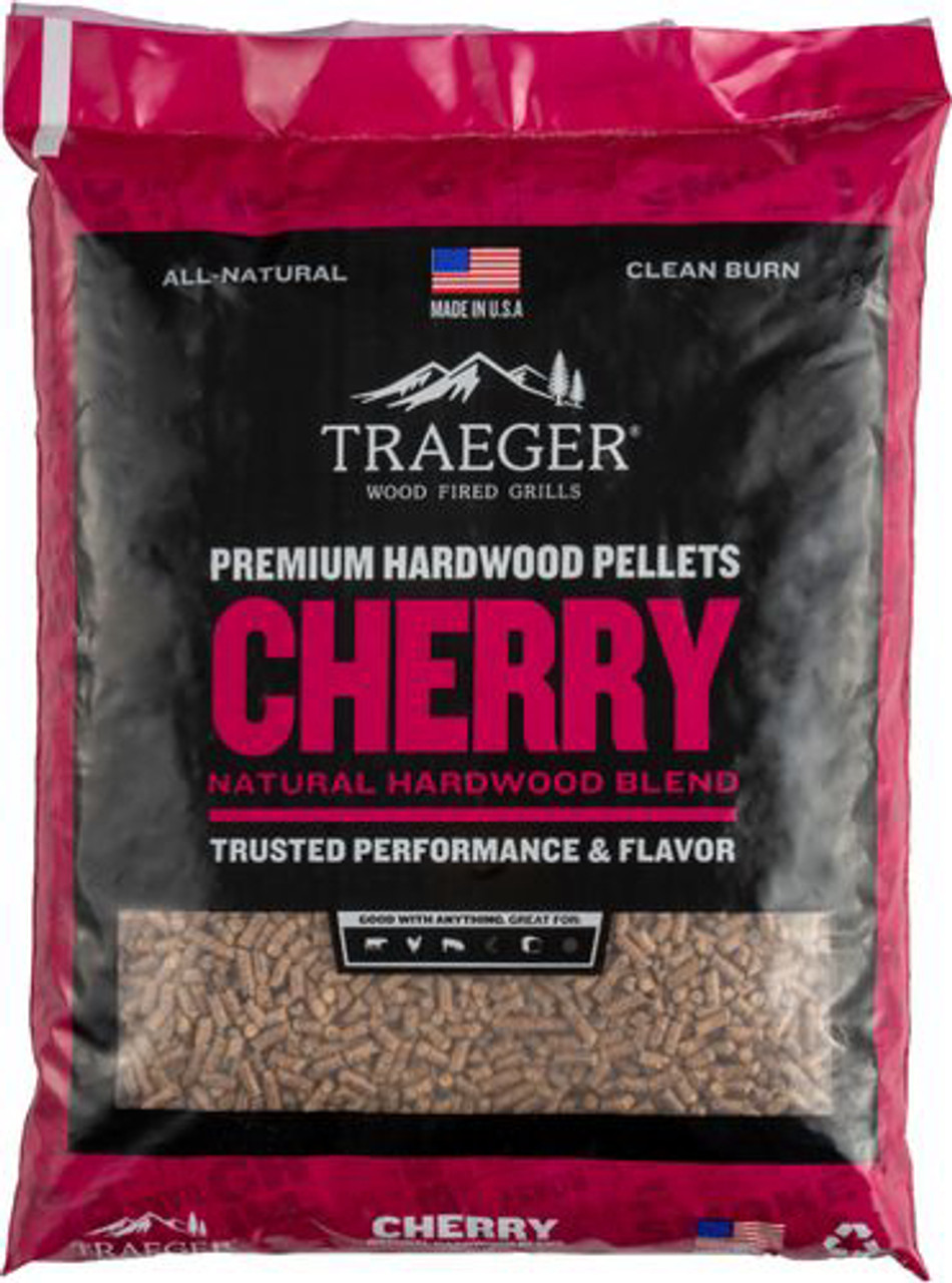 Traeger Grills - Premium Hardwood Pellets - Cherry - Brown