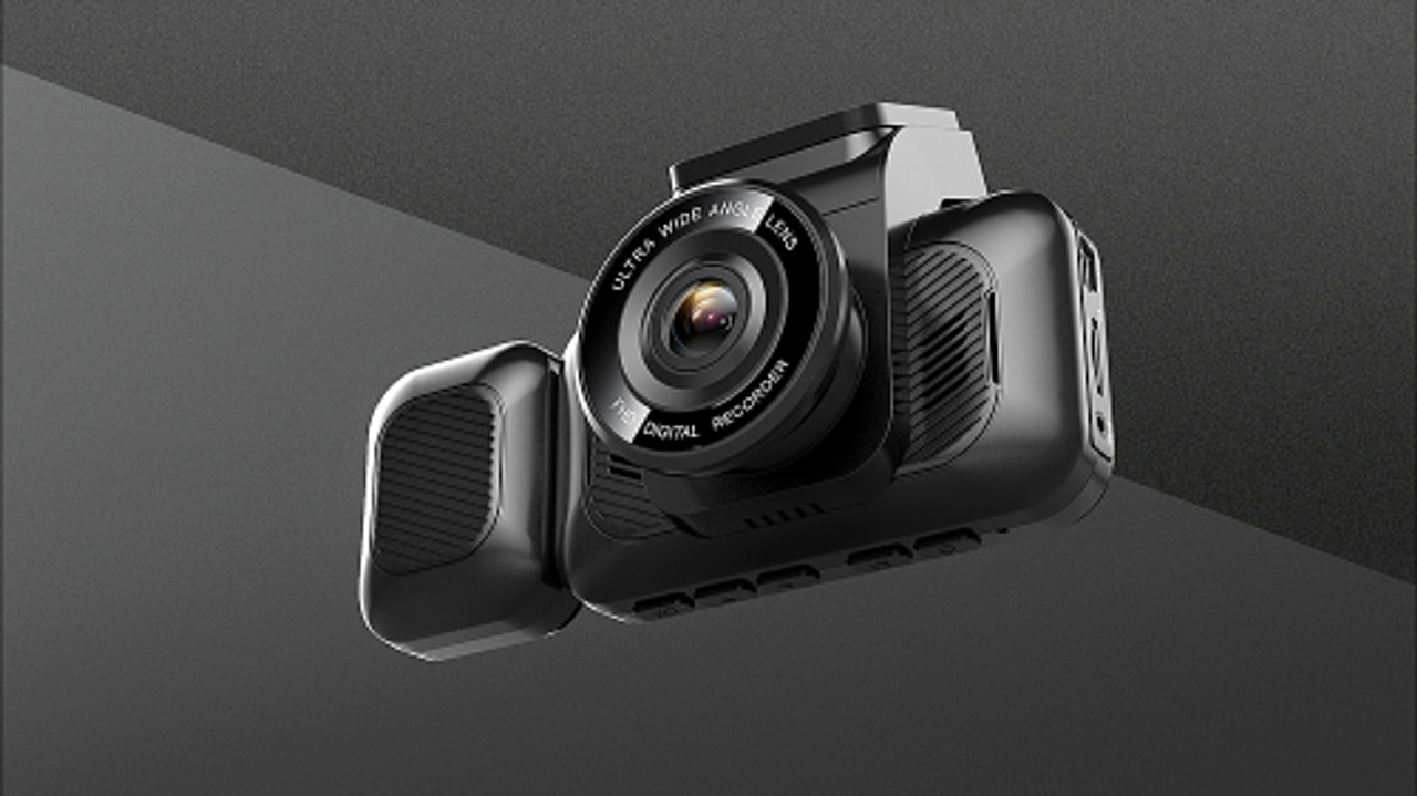 Rexing - V5C Front and Cabin Dash Cam - Black