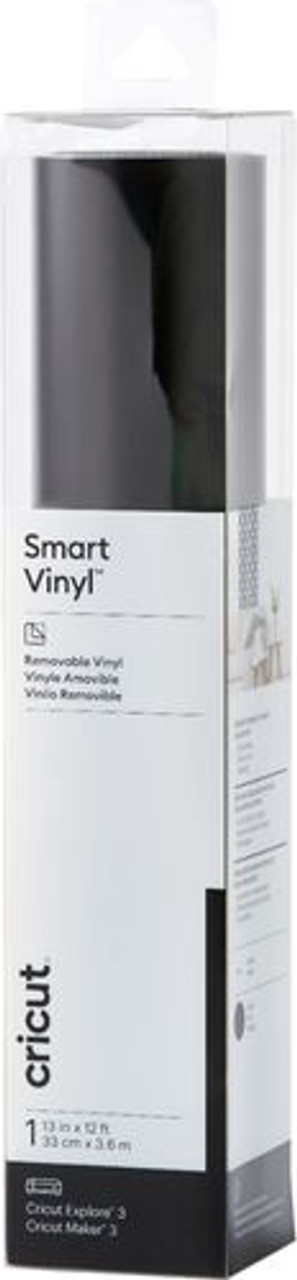 Cricut - Cricut® Smart Vinyl™ – Removable Black (12 ft)