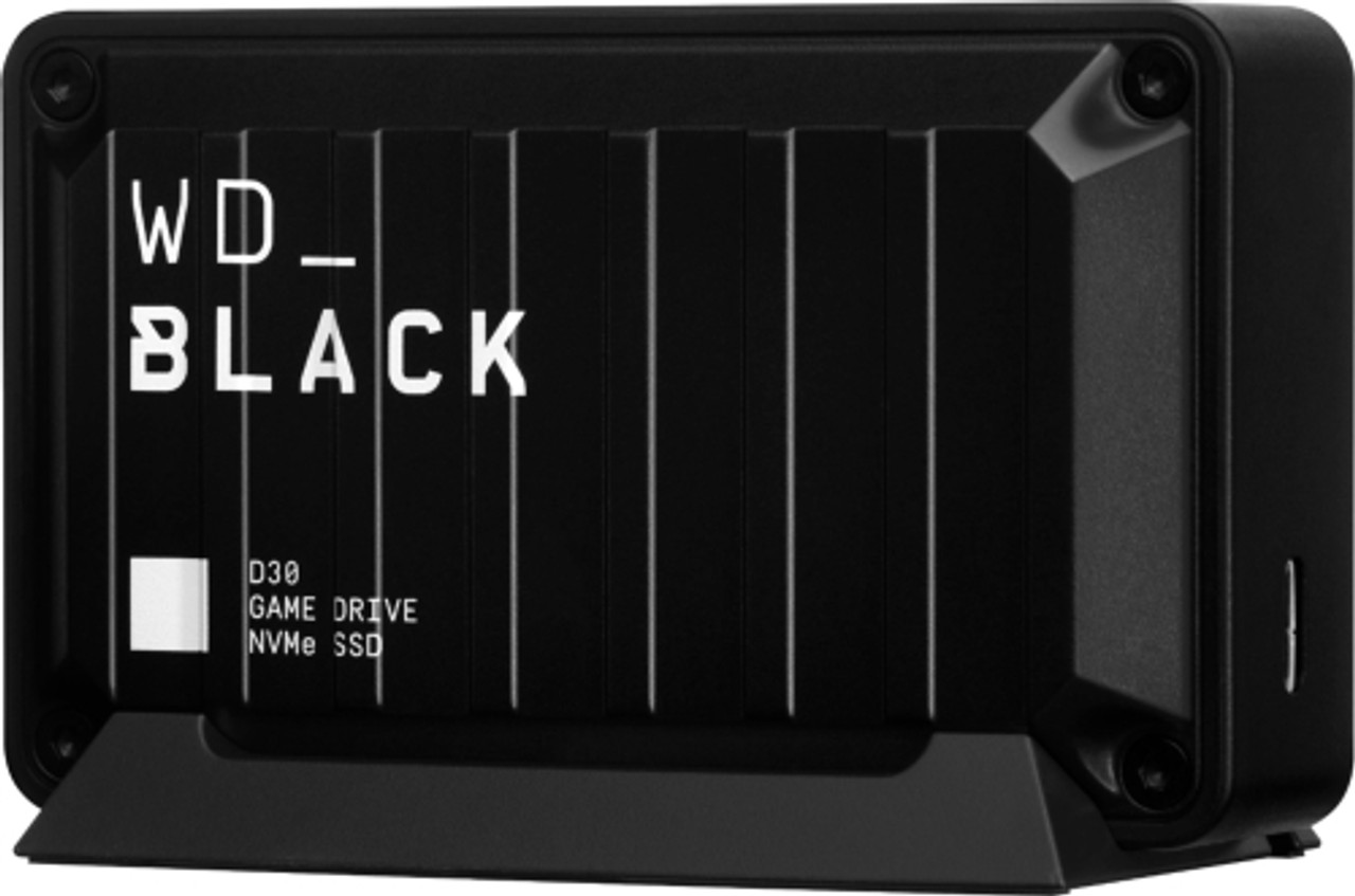 WD - WD_BLACK D30 1TB Game Drive for PlayStation and Xbox External USB Type-C Portable Solid State Drive - Black