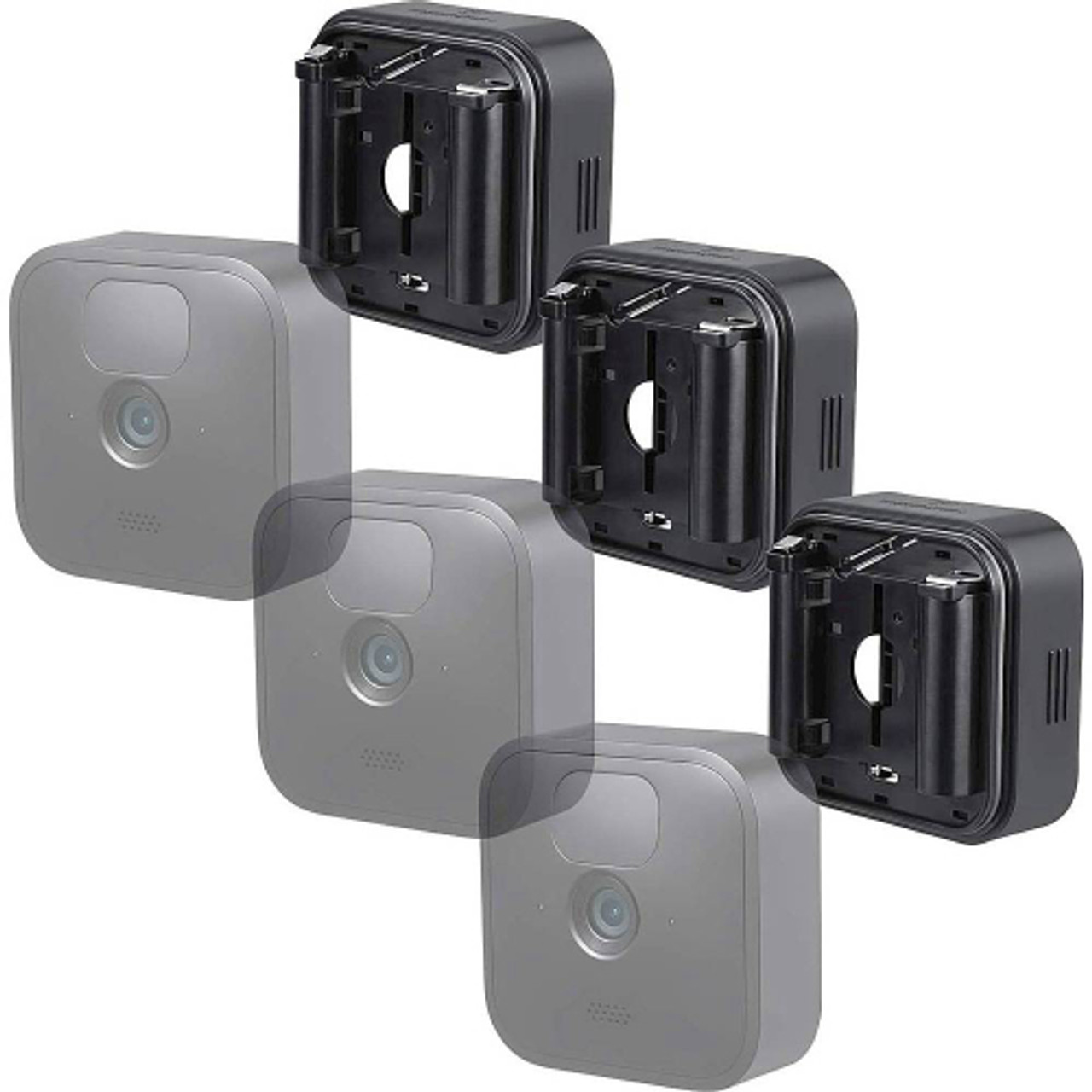 Wasserstein - Battery Extension for Select Blink Surveillance Cameras (3-Pack) - Black