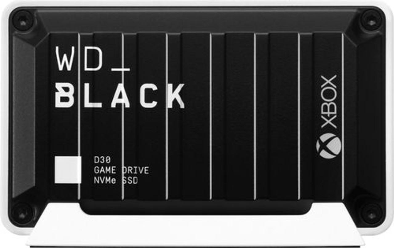 WD - WD_BLACK D30 1TB Game Drive for Xbox External USB Type C Portable Solid State Drive - Black