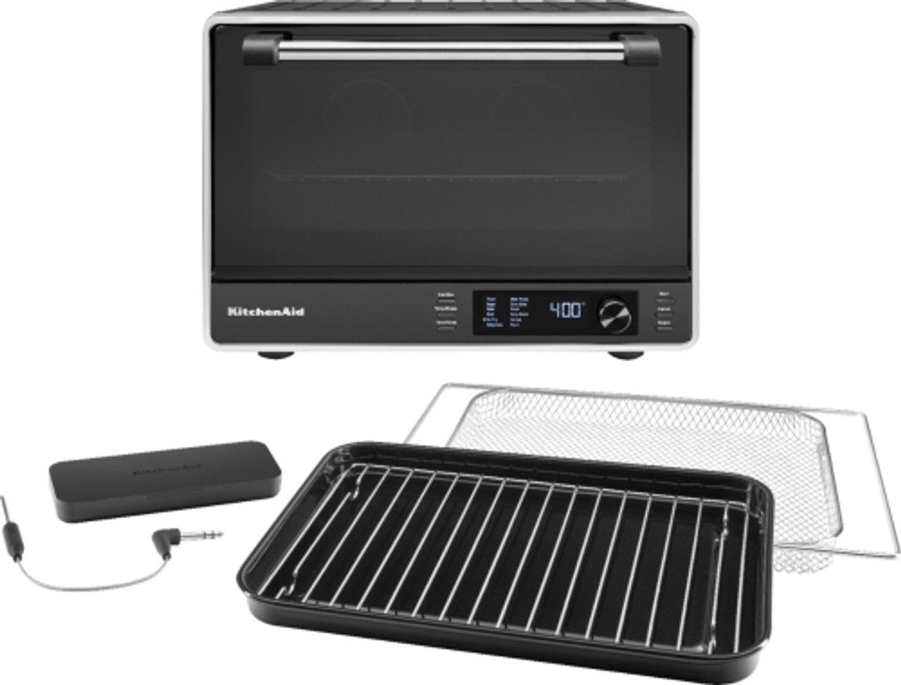 KitchenAid - Dual Convection Countertop Oven with Air Fry - Black Matte