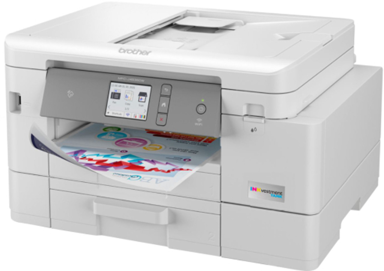 Brother MFC-J4535DW INKvestment Tank All-in-One Color Inkjet Printer with Up to 1-Year of Ink in-box
