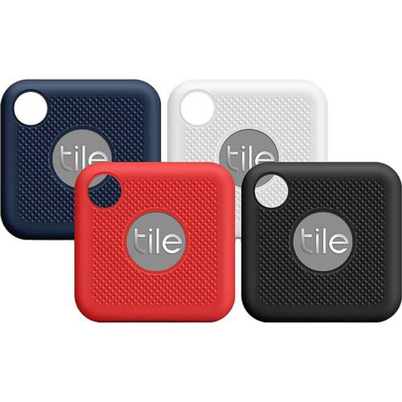SaharaCase - Silicone Case for Tile Pro (4-Pack) - Black/Blue/Red/White