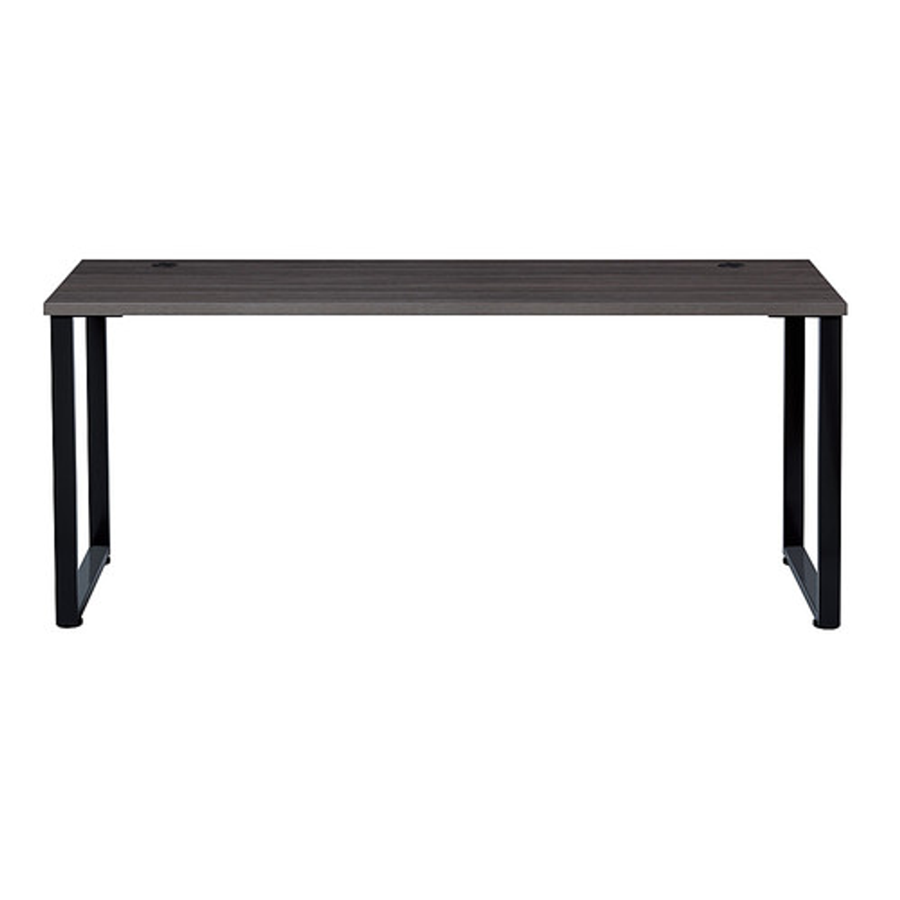 Hirsh 30"x60" Open Desk for Commercial Office or Home Office, Black/Weathered Charcoal - Black / Weathered Charcoal