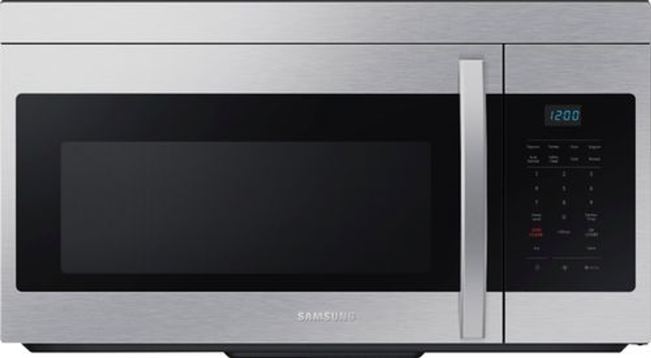 Samsung - 1.6 cu. ft. Over-the-Range Microwave with Auto Cook - Stainless steel