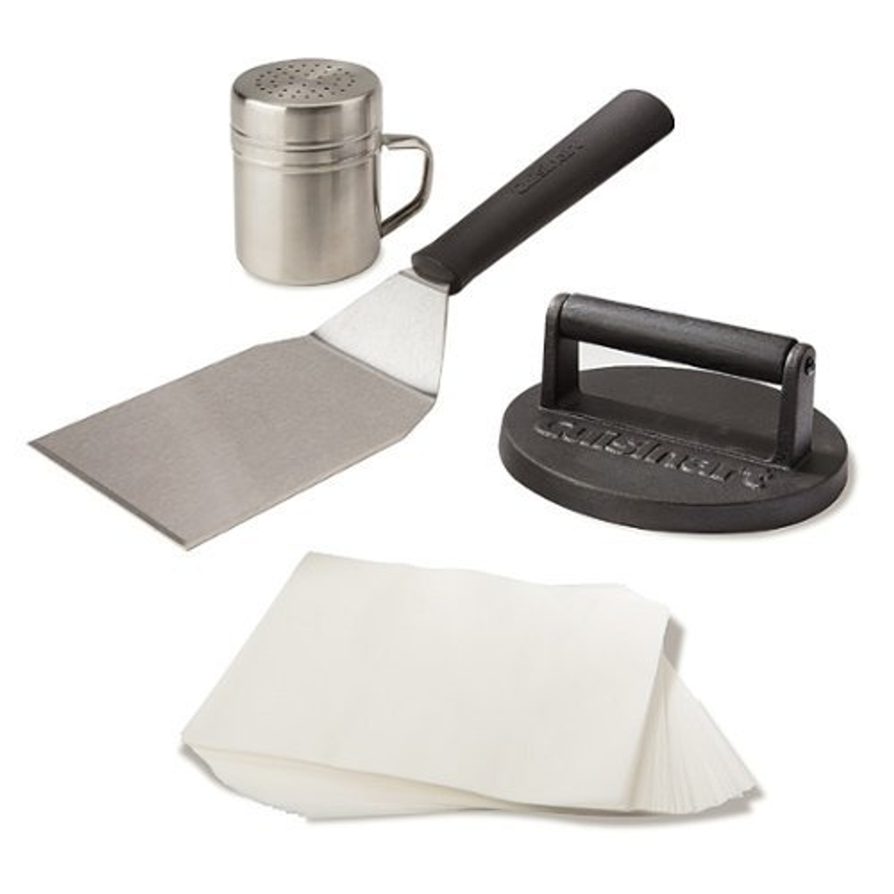 Cuisinart - Smashed Burger Kit - Stainless Steel/Cast Iron