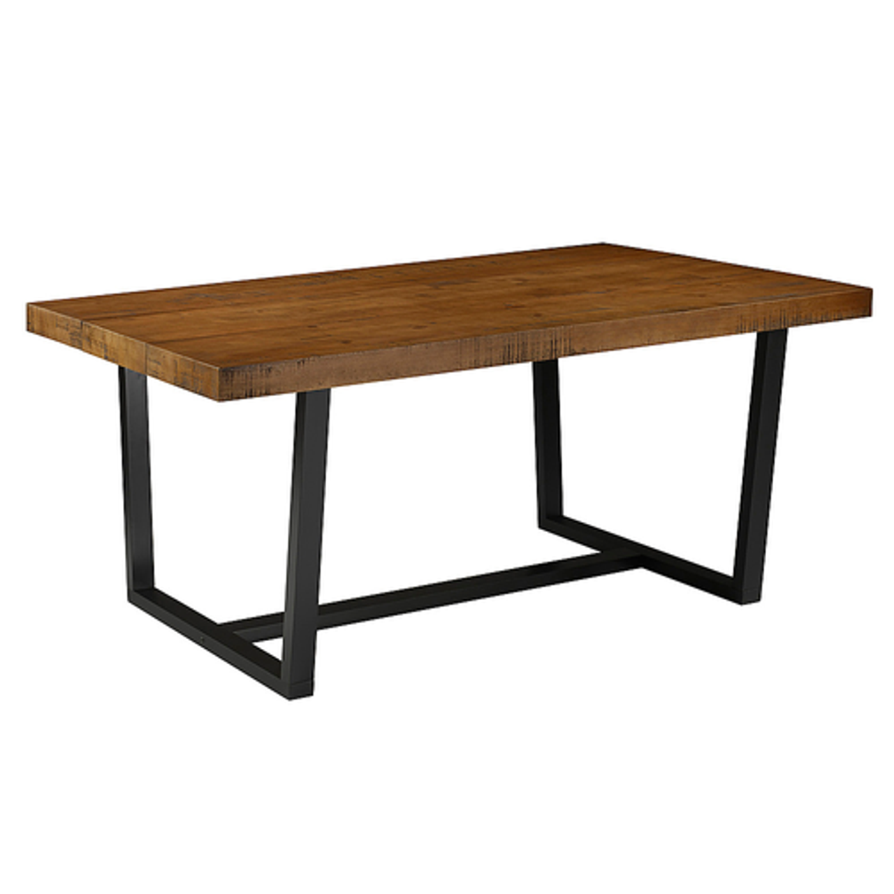 Walker Edison - 72” Modern Farmhouse Table - Reclaimed barnwood