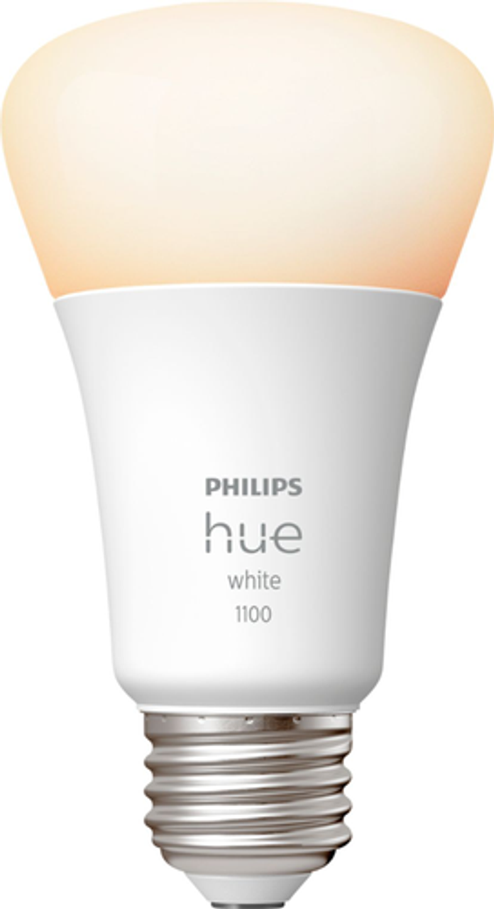 Philips - Hue White A19 Bluetooth 75W Smart LED Bulb