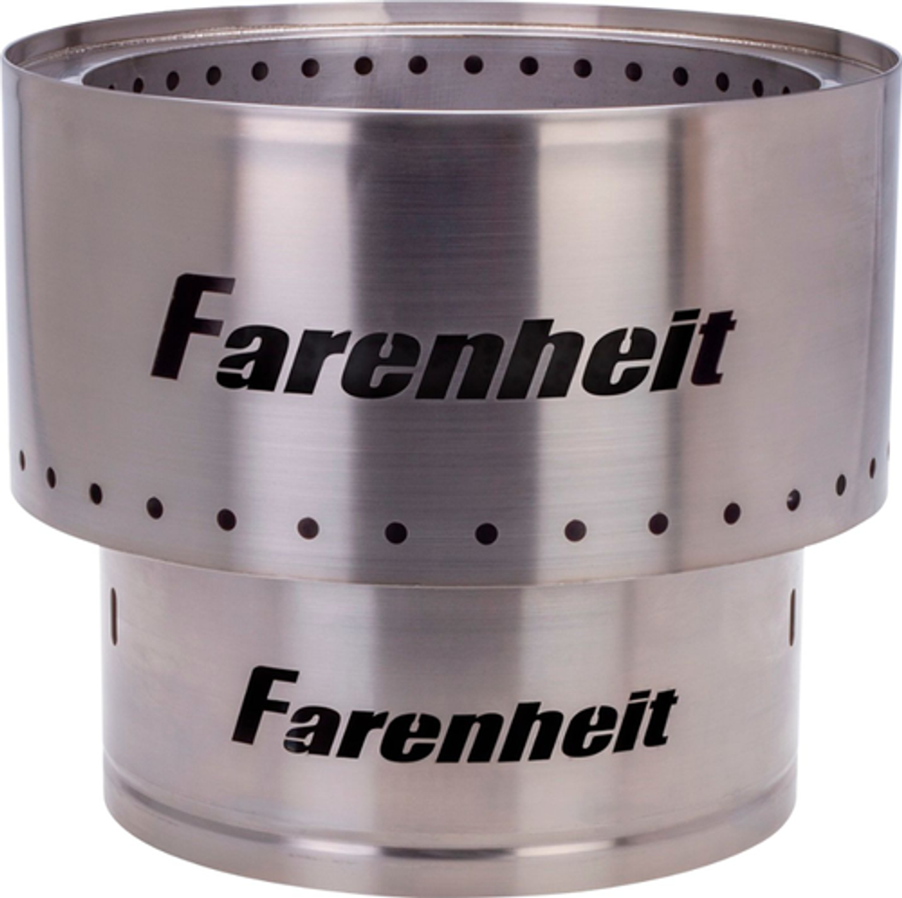 Farenheit - Flare 13.5-in Fire Pit - Silver