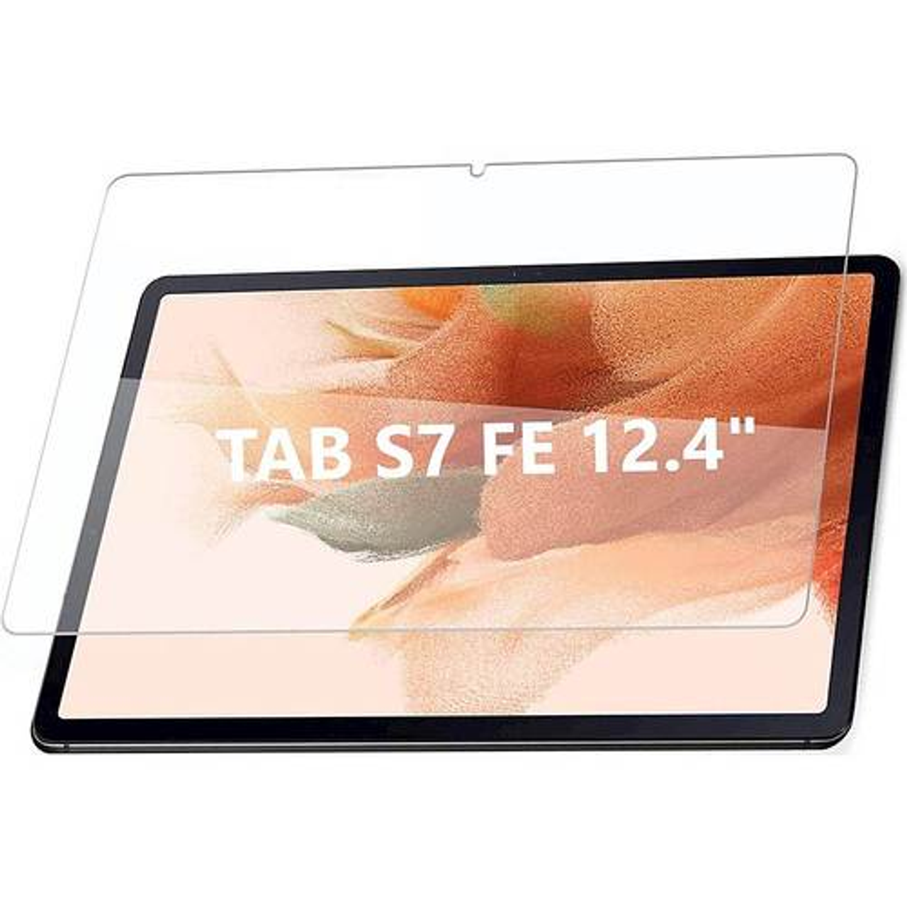 SaharaCase - ZeroDamage Tempered Glass Screen Protector for Samsung Galaxy Tab S7 FE - Clear