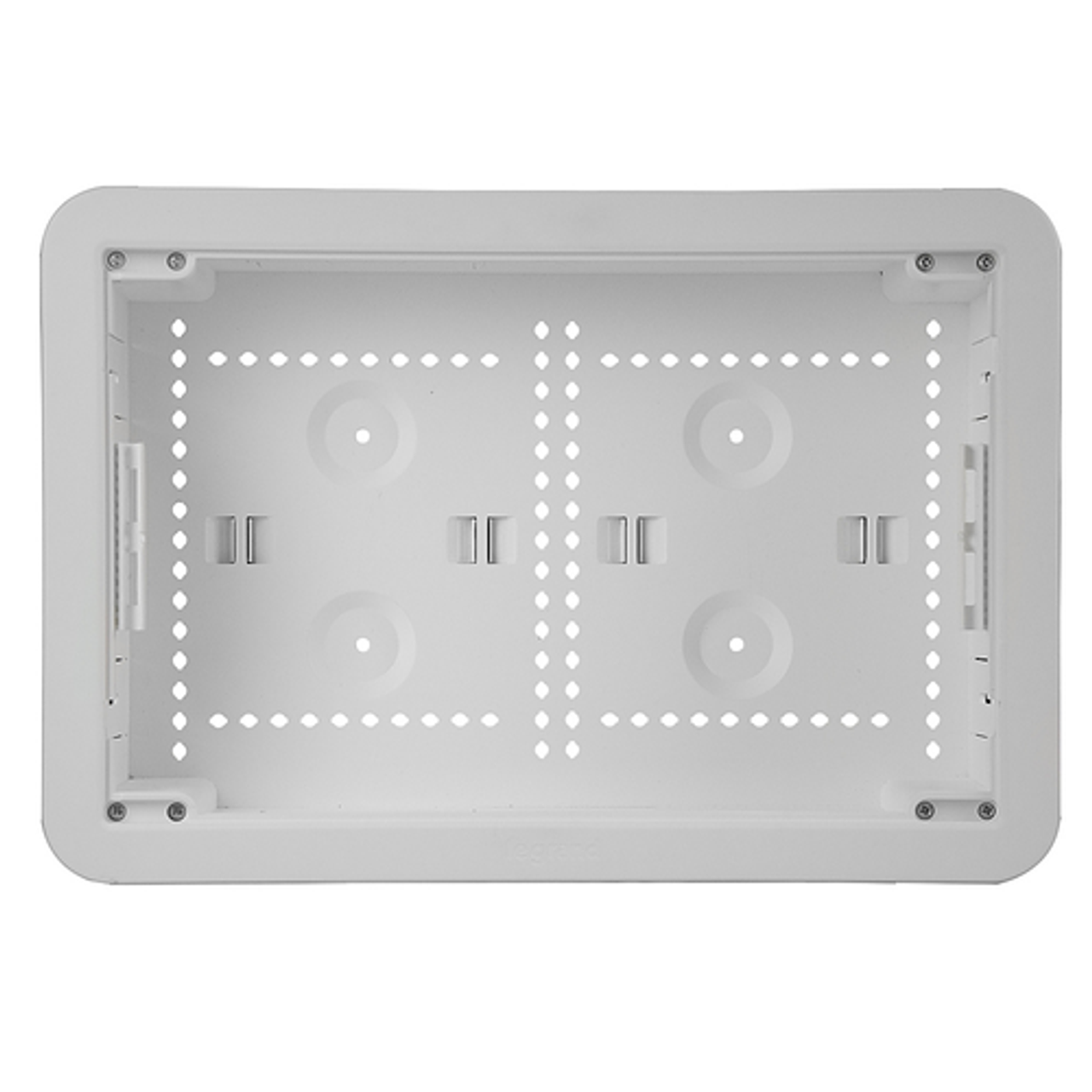 Sanus  9" TV Media In-Wall Box W/ Power Supply Kit - White